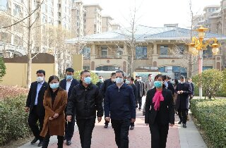 秦皇島市委副書記、市長丁偉等領導一行蒞臨燕達國際健康城參觀調研